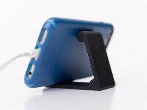 black phone stand